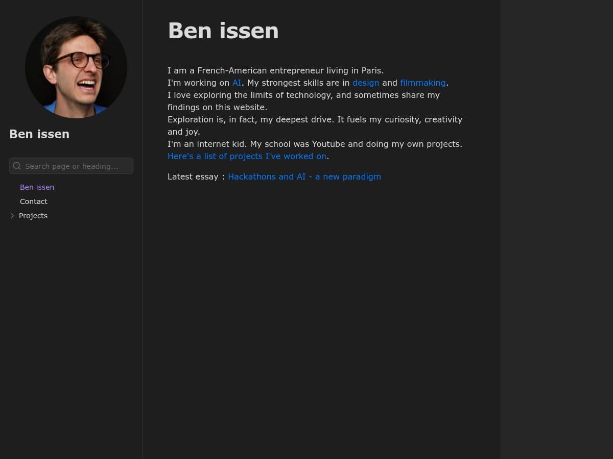 Ben issen - Screenshot