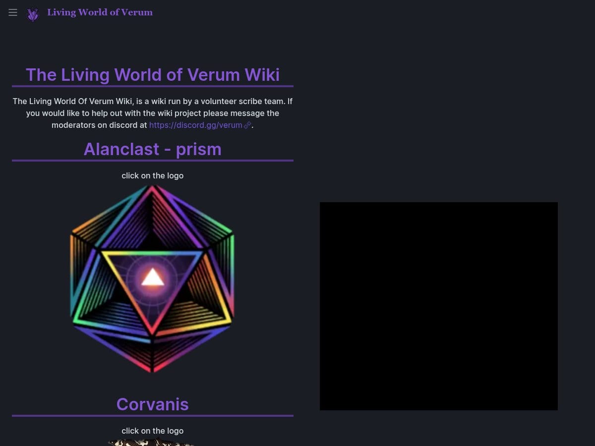 Living World of Verum - Screenshot