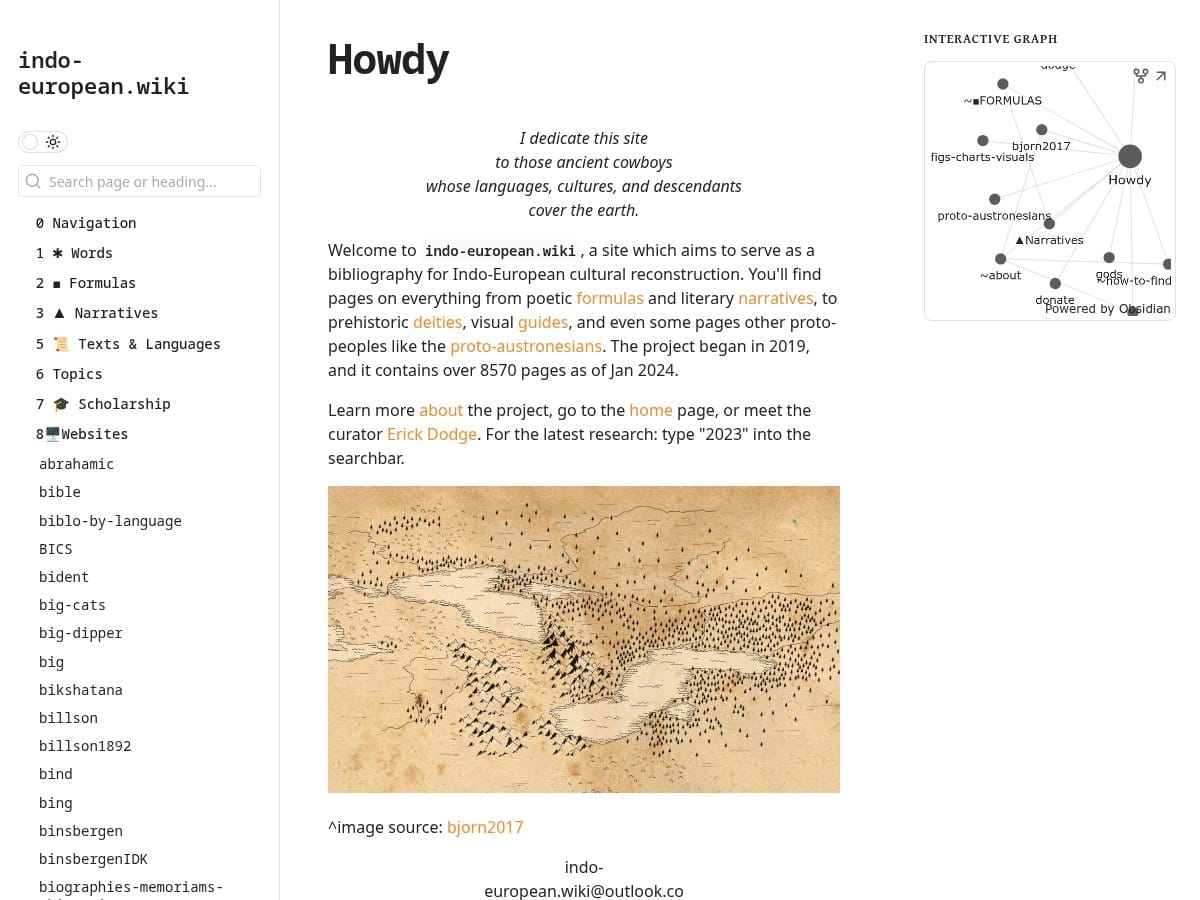 Indo-European Wiki - Screenshot