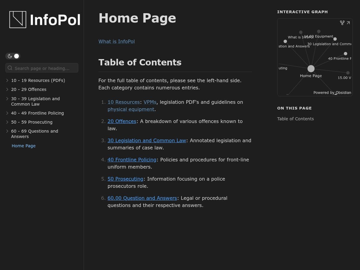 InfoPol - Screenshot