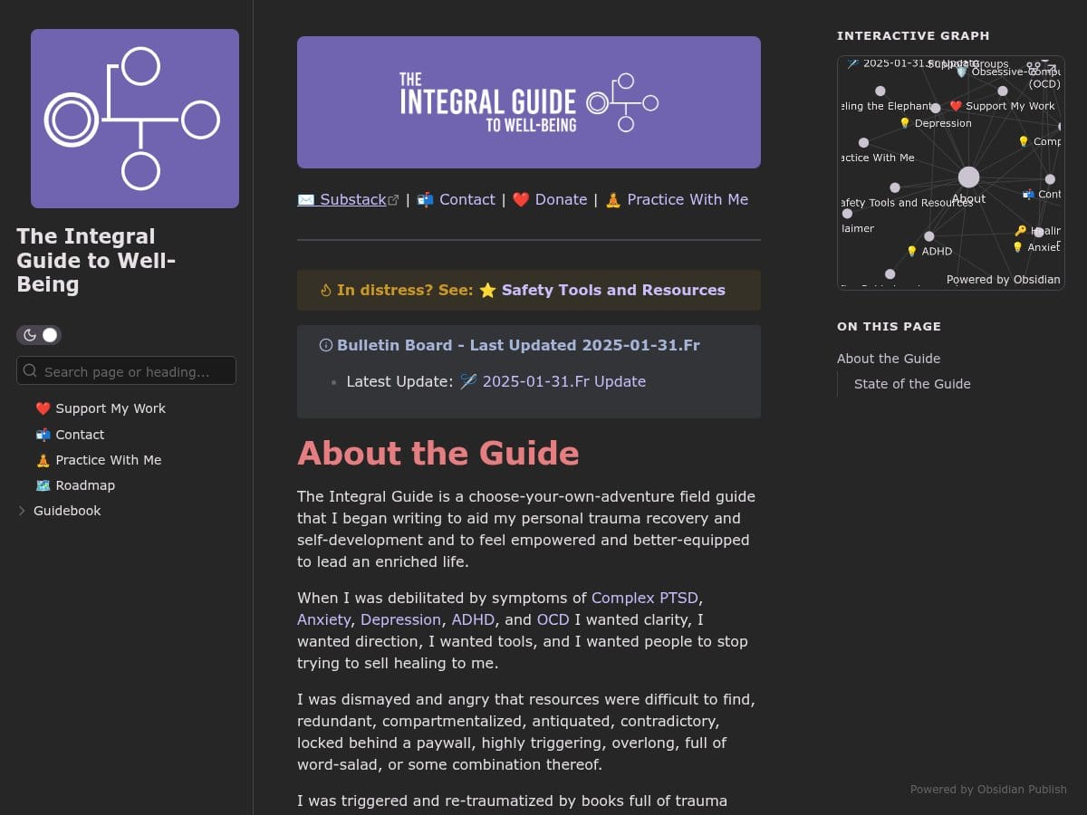 The Integral Guide to Well-Being - Screenshot