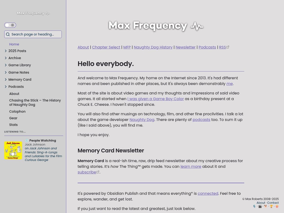 Max Frequency - Screenshot