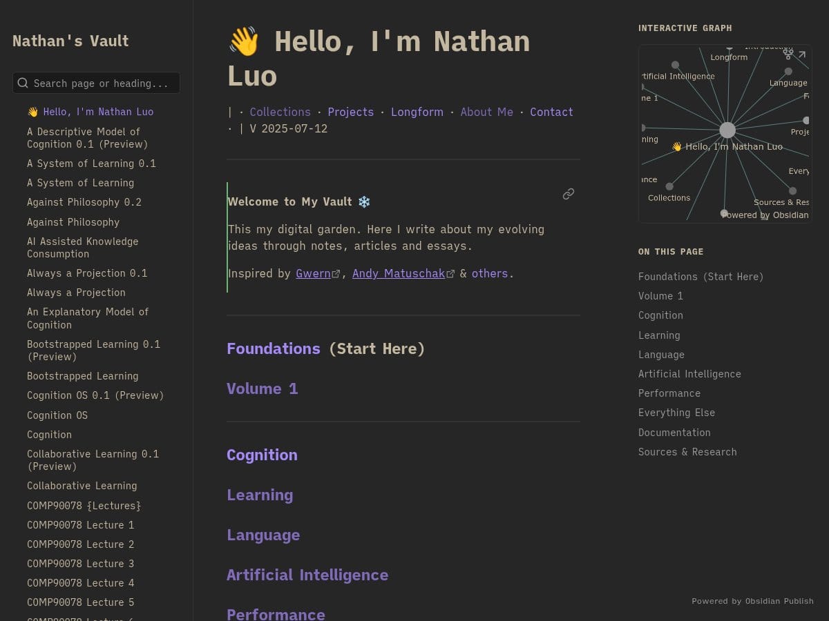 Nathan's Vault - Screenshot