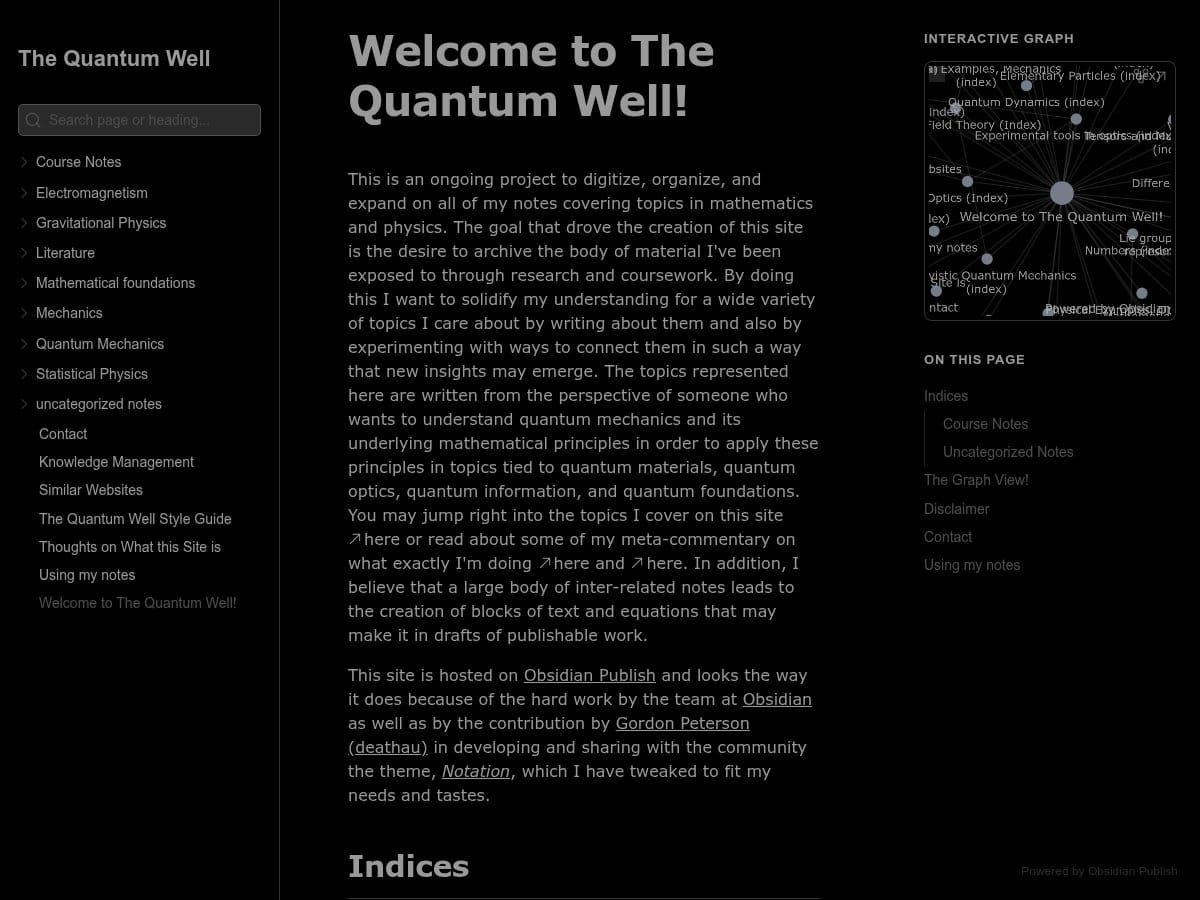 The Quantum Well - Screenshot