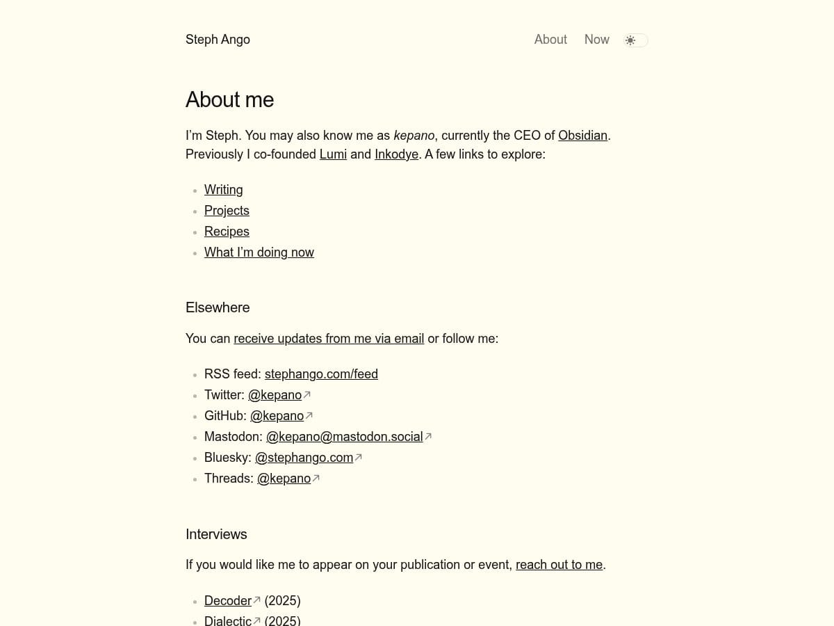Steph Ango's Digital Garden - Screenshot