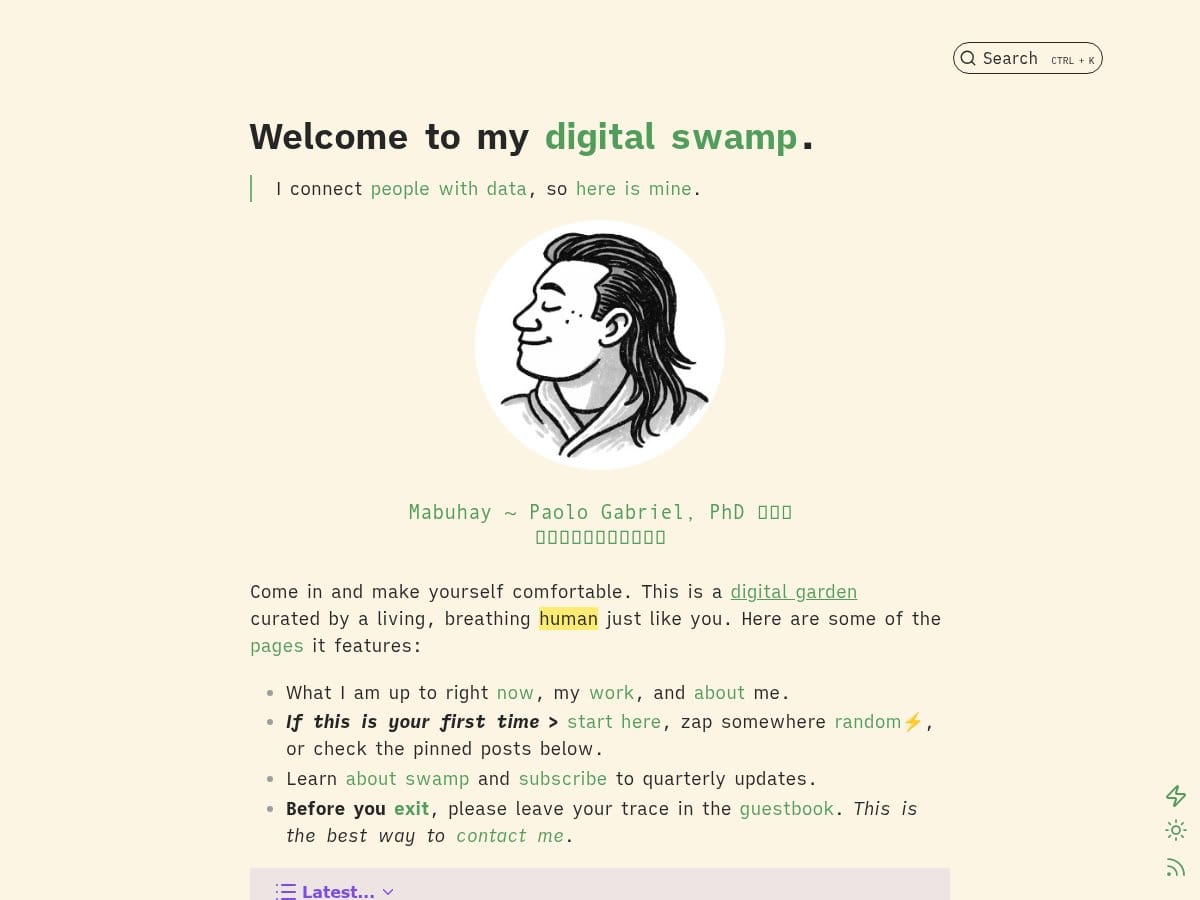 Paolo Gabriel's Digital Swamp - Screenshot